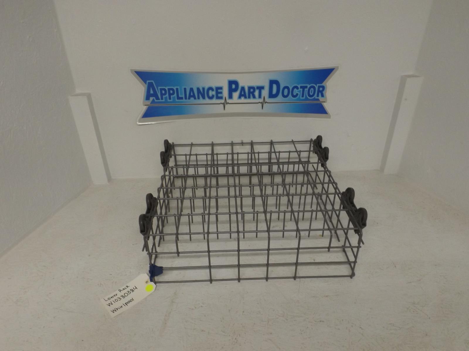 Whirlpool Dishwasher W10380384 Lower Rack (Used) Whirlpool Dishwasher W10380384 Lower Rack (Used)